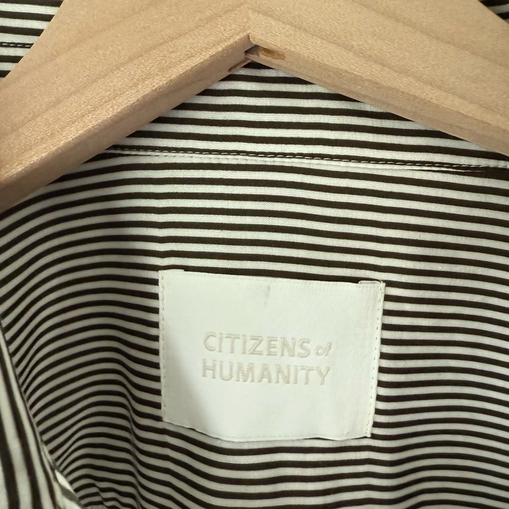 Citizens Of Humanity Camilia Striped Cotton-Silk Shirt
Size S - Picture 7 of 10
